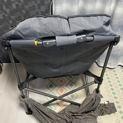 【室内のみ使用‼︎】パッド付き 収納バッグ付き アウトドアチェア キャンプチェア クラブチェア チェア 折り畳みチェア エクストラパッド の画像