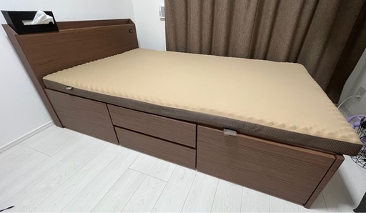 取引中　セミダブル ベッドフレーム&マットレス