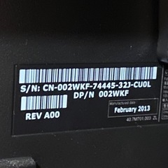 Dellモニター REV A00の画像