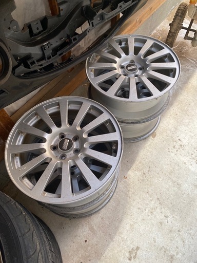 BBS 17インチ　pcd100 5h　7j