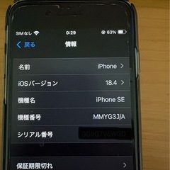 iPhone SE(第3世代) 128GB スターライトの画像