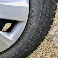 スタッドレスタイヤ4本　ホイール付WM 155 80 r13 79Qの画像