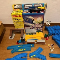 プラレールまとめ売り　レール80本　動力車3台トーマス　の画像