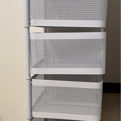 【お取引中】4段回転トレイワゴン