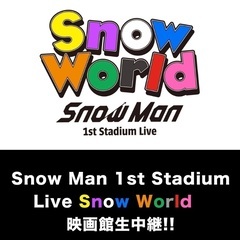Snow Man 1st Stadium Live Snow W...