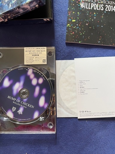美品　BUMP OF CHICKEN WILLOPOLIS 2014 & GLIDER TOUR 2012