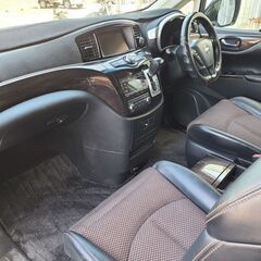 エルグランド　２５０ハイウェイスター　H23　車検8/1　走行137000ｋ　ＨＤＤナビ＆フリップダウンモニター　アラウンドビューカメラ　両側パワースライド　社外20AW　車高調　の画像