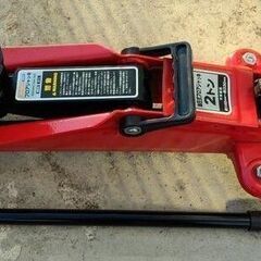【引渡済】フロアジャッキ　２ｔ　稼働品　スタッドレス→夏タイヤ交...