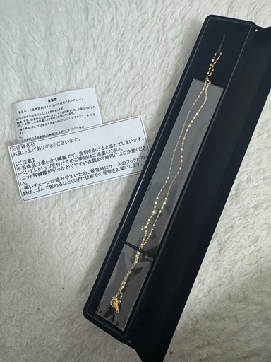 定価10万円‼️新品未使用‼️ 保証書付‼️純金ネックレス (rrr 定価10万円‼️新品未使用‼️ 保証書付‼️純金ネックレス (rrr