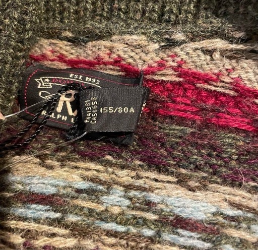 半額以下　alph Lauren RRL フェアアイル カーディガン