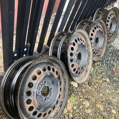 フィット純正鉄ホイール15インチ4本の画像