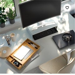 IKEA モニター台　白の画像