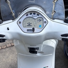 ピアジオ　ベスパ　lx150ie 白　マロッシ187ボアアップ12インチの画像