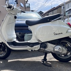 ピアジオ　ベスパ　lx150ie 白　マロッシ187ボアアップ12インチの画像