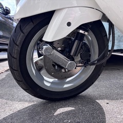 ピアジオ　ベスパ　lx150ie 白　マロッシ187ボアアップ12インチの画像