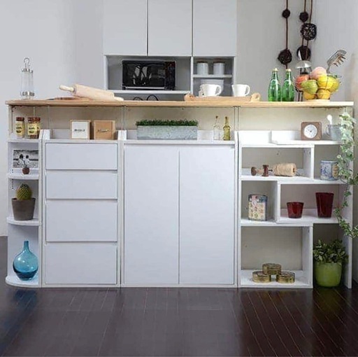 キッチンカウンター下収納4点セット