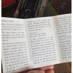 インド古典音楽アルバム Thaatシリーズカセット全10巻の画像