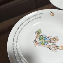 [未使用]パスタ カレー皿 2枚セット(ピーターラビット＆シスターズ)の画像