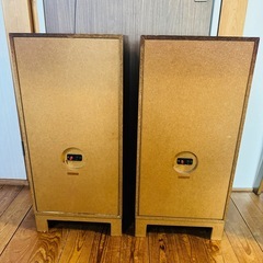 SANSUI S-5001 ペア オーディオ機器 スピーカー 木目調　サンスイの画像