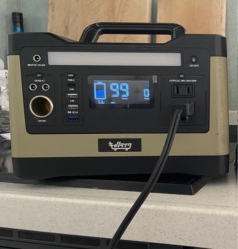 大容量ポータブル電源540wh