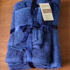 夢創作　タオルセット　青色（大中小）