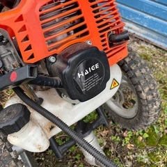 【お取引き終了しました】草刈機　エンジン　手押しタイプ　HAIGE　【配達も対応可能です】の画像