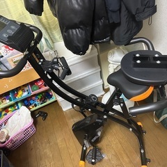 DEWELフィットネスバイク 折りたたみ 