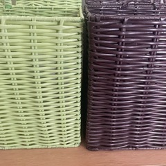ワイヤーバスケット　2点　カラーボックス　整理用品　バスケットの画像