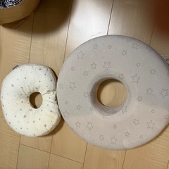 ベビー用枕カバーとドーナツクッション