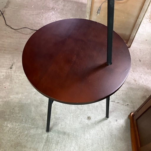 モダン フロアスタンド 照明 サイドテーブルフロアランプ リネン