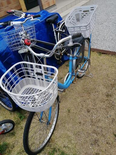 自転車　24インチ　女の子　静岡　引き取り 24インチ 子供用自転車 女の子 (菜っぱ) 気賀のその他の中古