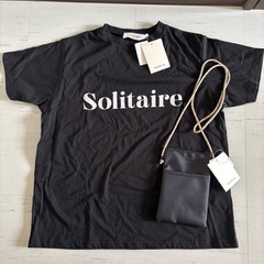 【未使用タグ付き】ロゴTとポシェットセット