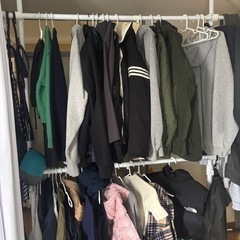 ハンガー突っ張り棒の画像
