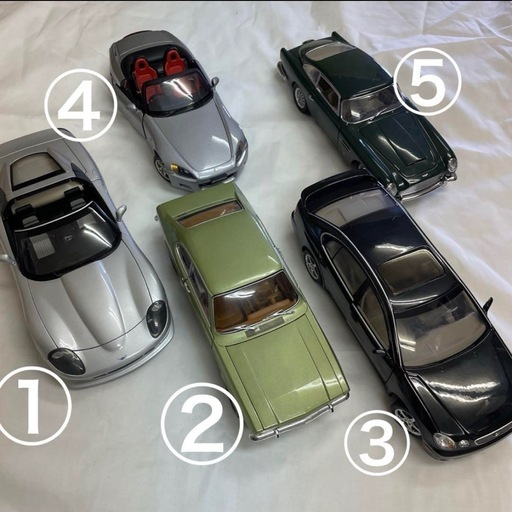 1/18 ミニカー 4台セット