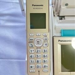 超美品】パナソニック 電話機セットデジタルコードレスFAX 子機 超美品】パナソニック 電話機セットデジタルコードレスFAX 子機