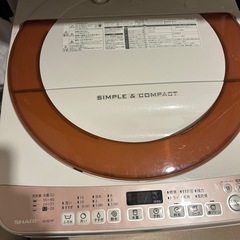 SHARP洗濯機の画像