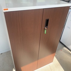 0028 木目調 キャビネット 事務用品