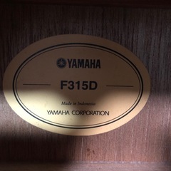 名）【現状品】52. YAMAHA ヤマハ アコースティックギター F315Dの画像