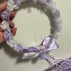 おしゃれドレス　ヘッド飾り付きの画像