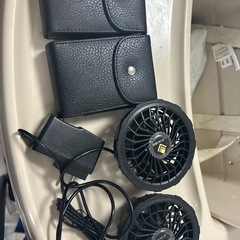 空調服用ファンとバッテリー2個