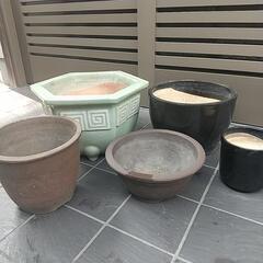 植木鉢いろいろ