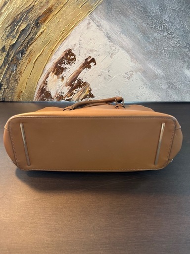 トリーバーチ　ハンドバック　美品　キャメル　購入証明あり