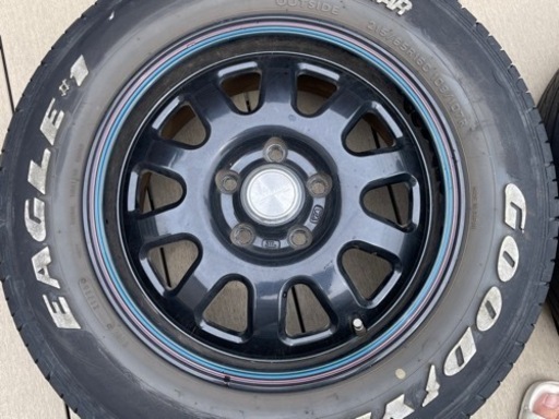 FF車用】美品デイトナホイール16インチ ラディアンス ロックナット付き