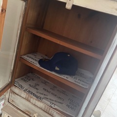 飾り棚 食器棚 木製 オシャレ アメリカン 北欧 ヴィンテージの画像