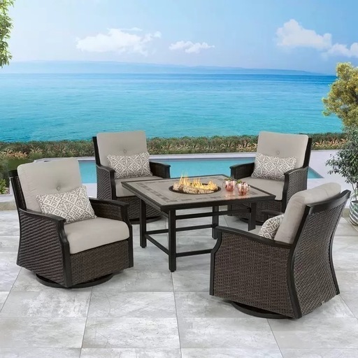 【店頭引き取り限定】テーブル&イス4脚セット