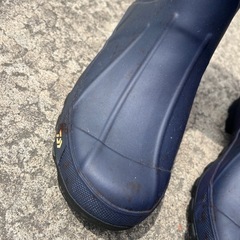 未使用保管品 ダイワ長靴 Lサイズ　ネイビー レインブーツ　 　の画像