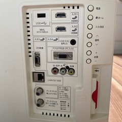 Sharp液晶テレビ24インチ　ホワイトの画像