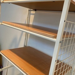 ランドリーラック　ホワイト
の画像