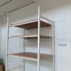 ランドリーラック　ホワイト
の画像