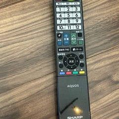 テレビ　リモコン　セット　シャープ　32v型の画像